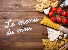 Menu du mois